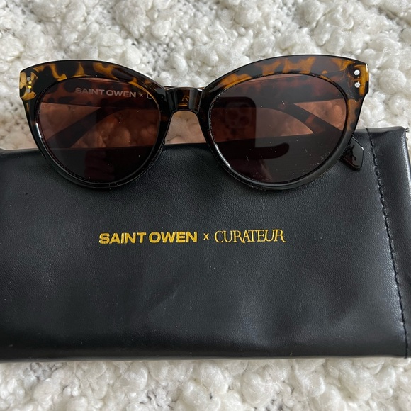 Saint Owen and Curateur Wylde tortoiseshell sunglasses ! main image 7